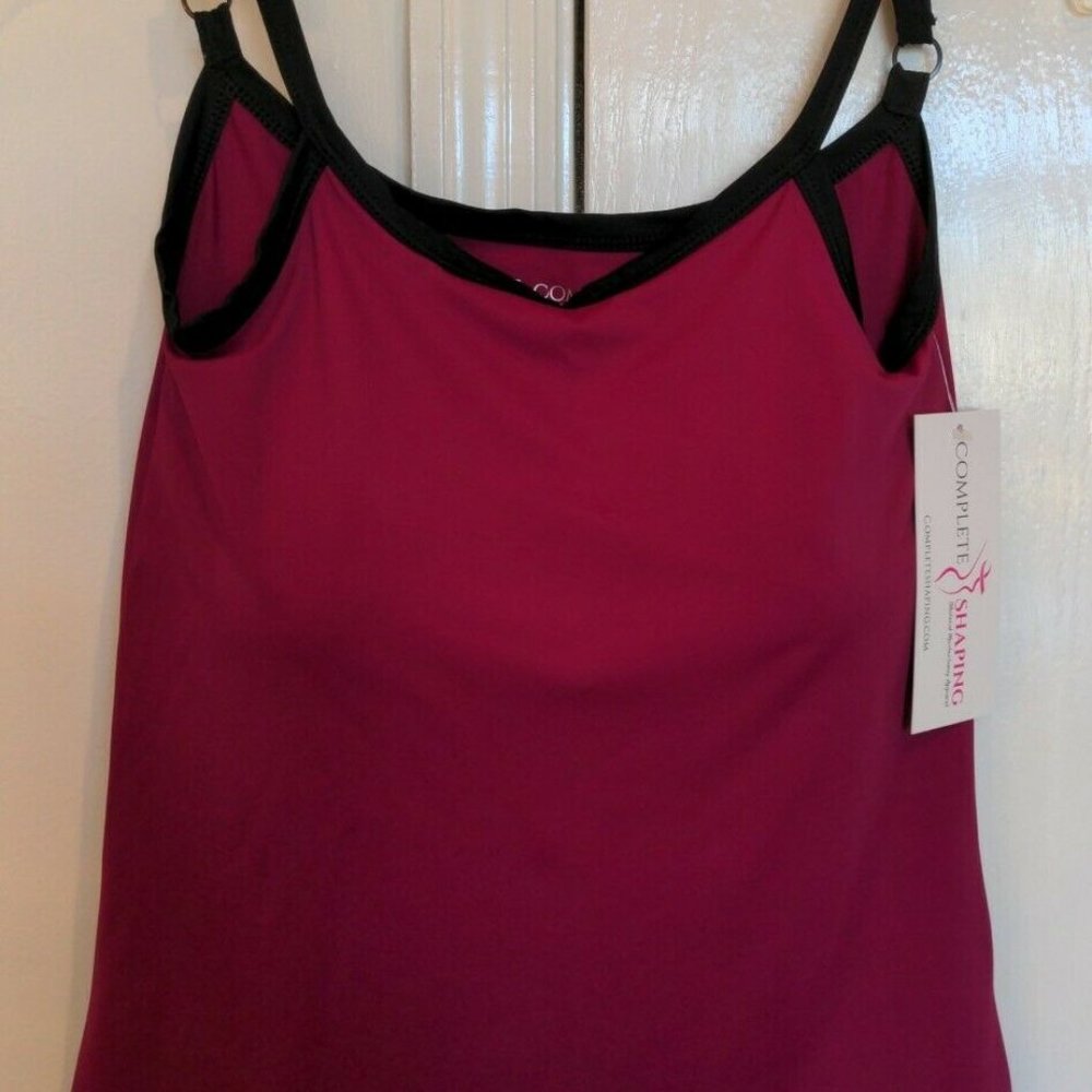 Mastectomy Swim Tankini Top with Integrated Prosthetics, Medium w C Cup, NWT, Wi